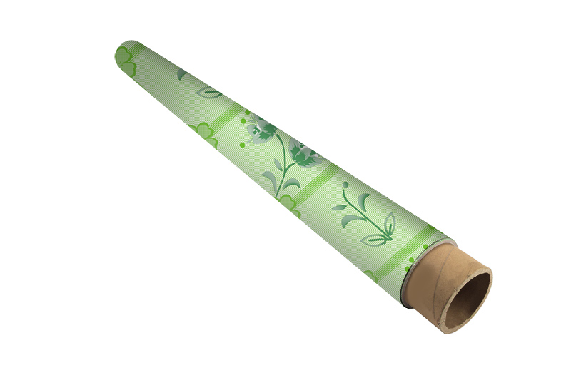 PAA-115O01-FG-Dark-Green-Honeysuckles-Pattern-（A）(White-Backing)-深綠金銀花圖1(白底）